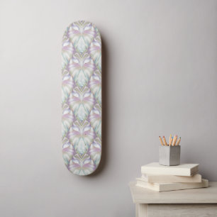 Pastel Lila Oracle Uggla Mönster Mini Skateboard Bräda 18,5 Cm