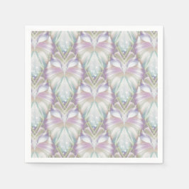 Pastel Lila Oracle Uggla Mönster Pappersservett