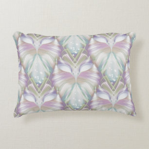 Pastel Lila Oracle Uggla Mönster Prydnadskudde