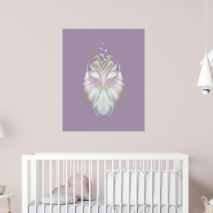 Pastel Lila Oracle Uggla Poster