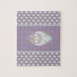 Pastel Lila Oracle Uggla Pussel