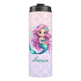 Pastel Lila Sjöjungfru Birthday under Sea Party