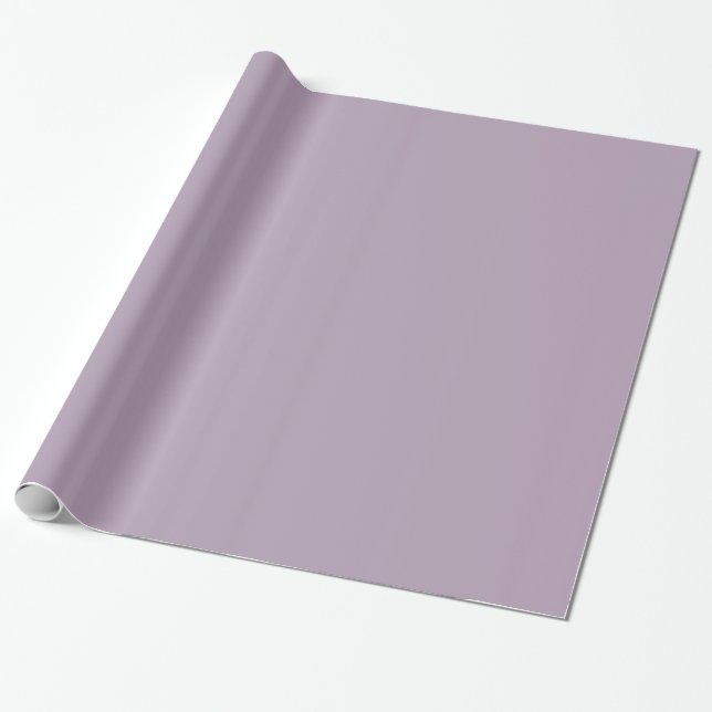 Pastel Lila Solid Färg Glossy eller Matte Presentpapper (Utrullad)