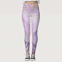 Pastel Lilac Leggings Soft and Snyggt Design