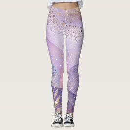 Pastel Lilac Leggings Soft and Snyggt Design