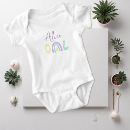 Pastel lilac rainbow 1 Birthday party T-Shi T Shirt
