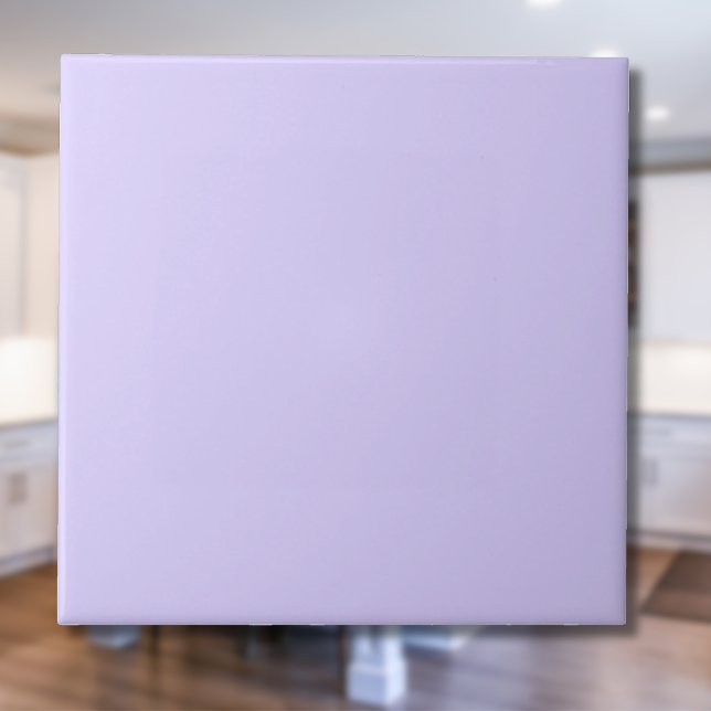 Pastel Lilac Solid Färg | Klassisk | ELEGANT Kakelplatta (Skapare uppladdad)