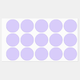 Pastel Lilac Solid Färg | Klassisk | ELEGANT Klistermärke