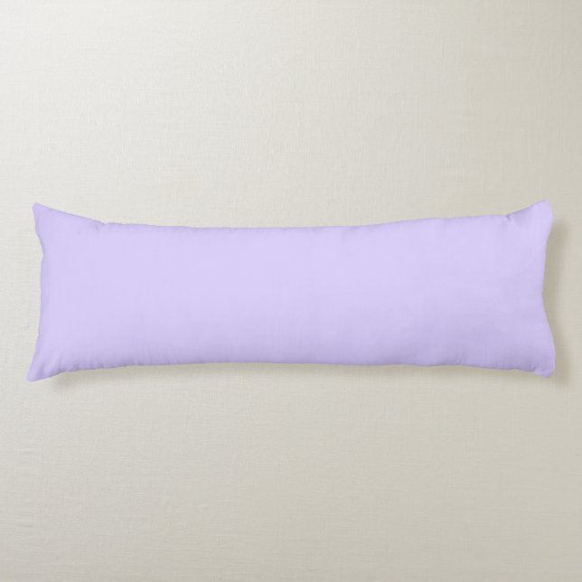 Pastel Lilac Solid Färg | Klassisk | ELEGANT Kroppskudde (Framsidan)