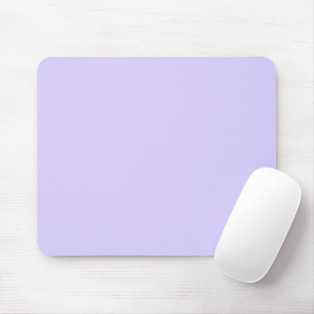 Pastel Lilac Solid Färg | Klassisk | ELEGANT Musmatta (Med mus)