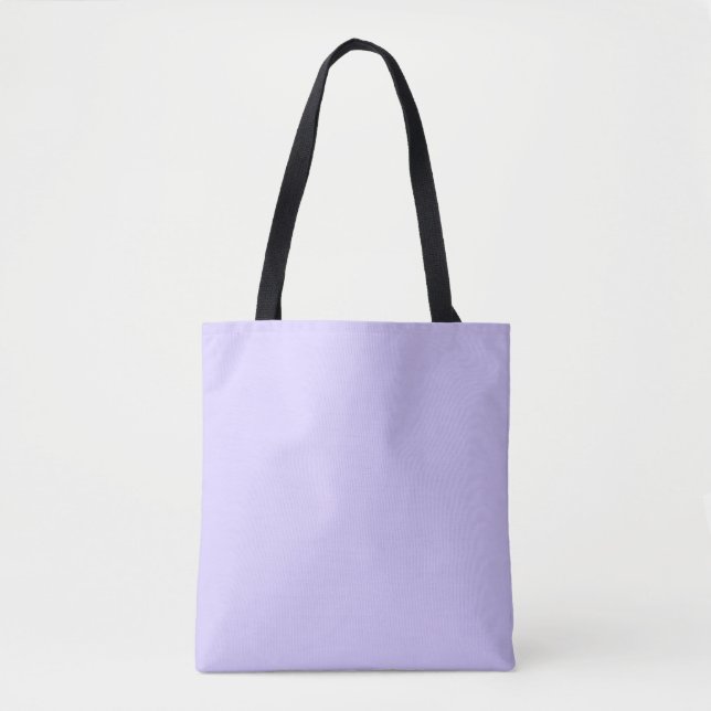 Pastel Lilac Solid Färg | Klassisk | ELEGANT Tygkasse (Framsida)
