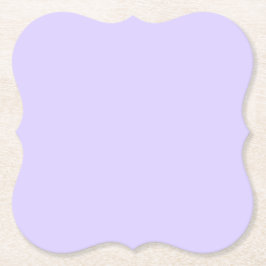 Pastel Lilac Solid Färg | Klassisk | ELEGANT Underlägg Papper