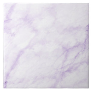 Pastel Lilac Watercolor Marble Abstrakt Mönster Kakelplatta