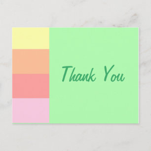 Pastel Lime Green Vykort