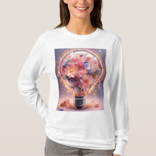 Pastel Ljus rosa "Bus eller godis Bag" T-Shirt