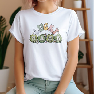 Pastel LUCKY MAMMA St. Patricks Day T Shirt