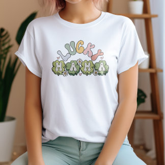 Pastel LUCKY MAMMA St. Patricks Day T Shirt