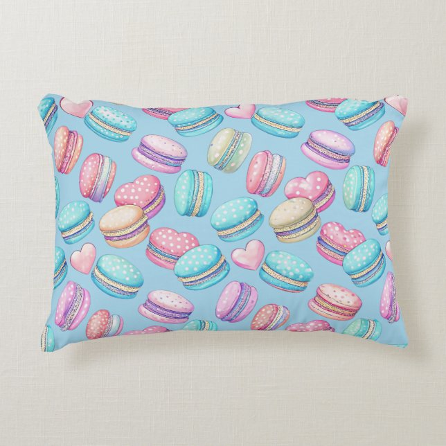 Pastel Macaron accent Pillow Prydnadskudde (Framsidan)