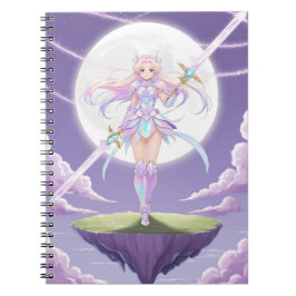 Pastel Magic Girl Journal - Lunar Warrior Anteckningsbok