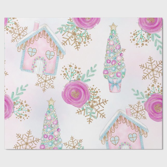 Pastel Magic Jul Wrapping Papprare Presentpapper (Seam)