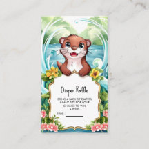 Pastel Magic Otter Baby Shower