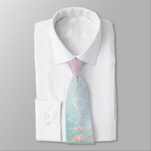 Pastel manar's tie rosa grönt guld ny utformning slips