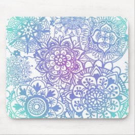 Pastel Mandala Mönster Mousepad Musmatta