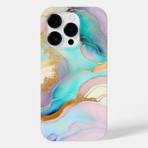 Pastel marble bläck abstrakt glitter art