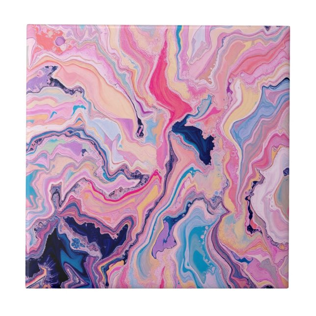 Pastel Marble Dream Kakelplatta (Framsidan)