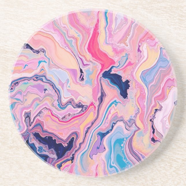 Pastel Marble Dream Underlägg (Framsidan)