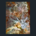 Pastel Marble i Carina Nebula Poster<br><div class="desc">En panoramisk bild av Carina Nebula,  som liknar kosmologiska regnbågsmassor i infångande pasteller.</div>
