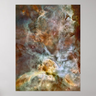 Pastel Marble i Carina Nebula Poster