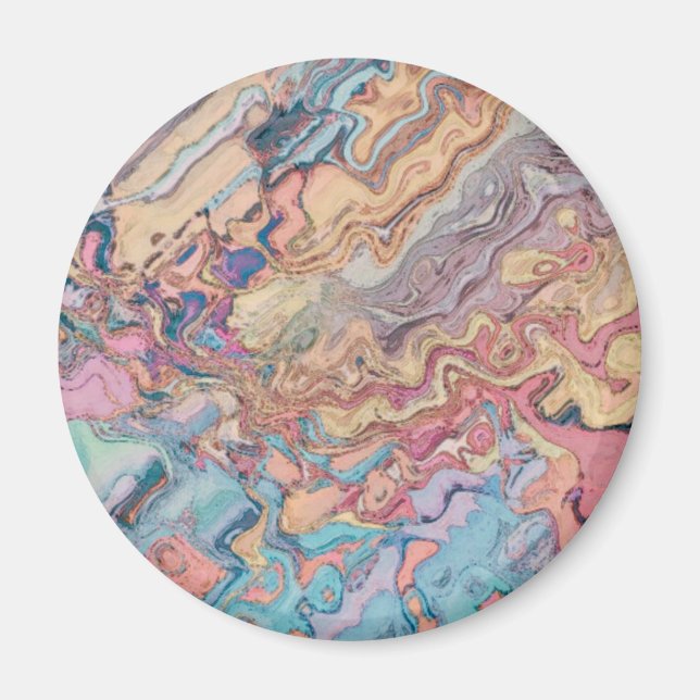 Pastel Marble Magnet (Framsidan)