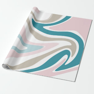 Pastel Marble Painting Swirl Presentpapper