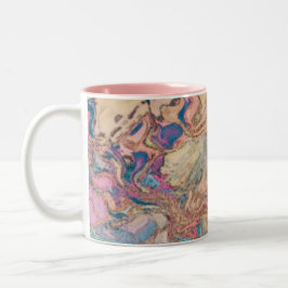 Pastel Marble Två-Tonad Mugg