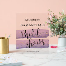 Pastel Mauve Celestial Möhippa Välkommen