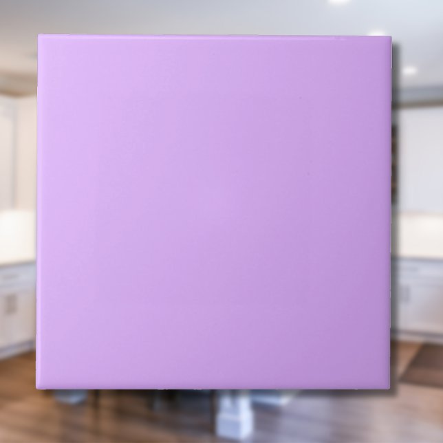 Pastel Mauve Solid Färg | Klassisk | ELEGANT Kakelplatta (Skapare uppladdad)