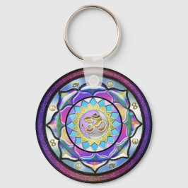 Pastel May Surprise Mandala Nyckelring