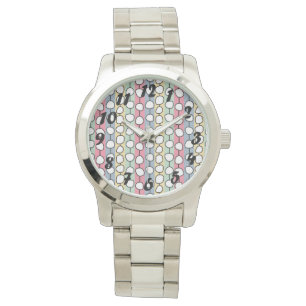 Pastel MCM Colorful Linjer Armbandsur