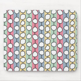 Pastel MCM Colorful Linjer Musmatta