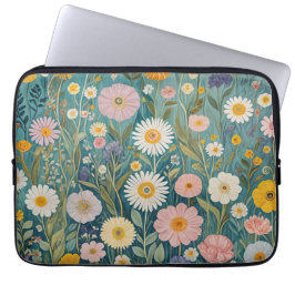Pastel Meadow Bliss Laptop Fodral