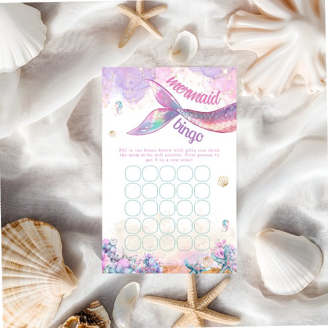 Pastel Mermaid Bingo Undersea Girl (Skapare uppladdad)