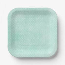 Pastel Mety Blue Turkvoise Tiny Polka dots