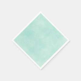 Pastel Mety Blue Turkvoise Tiny Polka dots Pappersservett