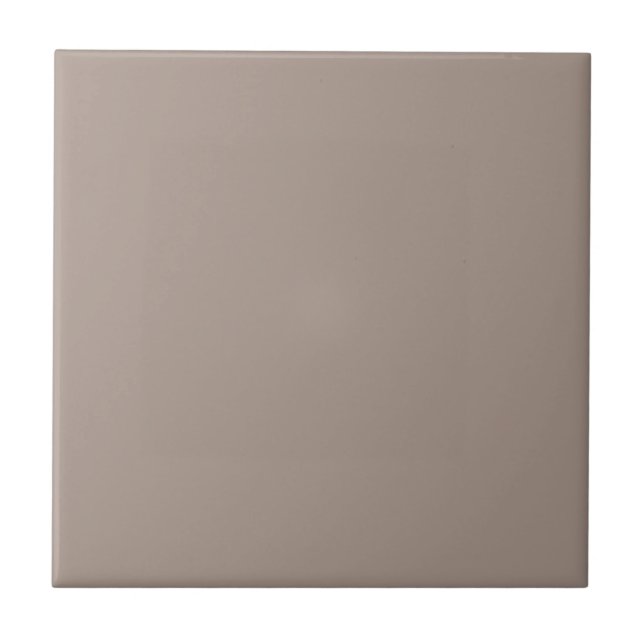 Pastel Mid Grått Beige Solid Färg Tile Kakelplatta (Framsidan)