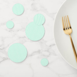 Pastel Mint Grönt Rand sommarstripe