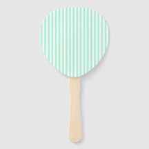 Pastel Mint Grönt Rand sommarstripe