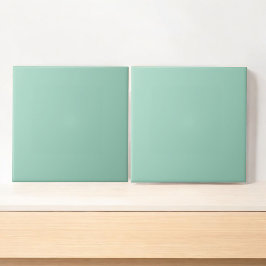 Pastel Mint-Grönten minimalistisk Vår och sommarde Kakelplatta