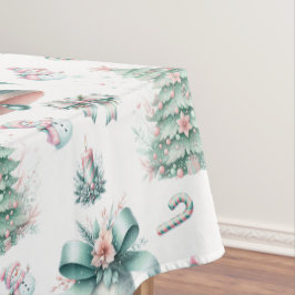 Pastel Mint och Rosa jul Sömlös Mönster