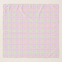 Pastel Mönster Summer Chiffon Scarf